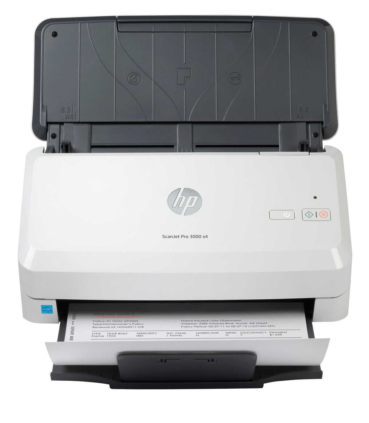 HP ScanJet Pro 3000 s4 Escáner alimentado con hojas 600 x 600 DPI A4 Negro, Blanco (2)