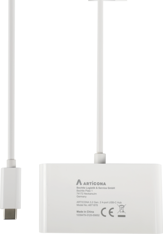 Hub ARTICONA USB-C 3.2 gen. 2, 4 puertos (2)