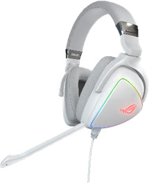 ASUS ROG Delta - White Edition - auricular - tamaño completo - cableado - USB