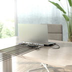 AISENS ASUC-13P042-GR base para portátil y replicador de puertos Alámbrico USB 3.2 Gen 1 (3.1 Gen 1) Type-C Gris (6)