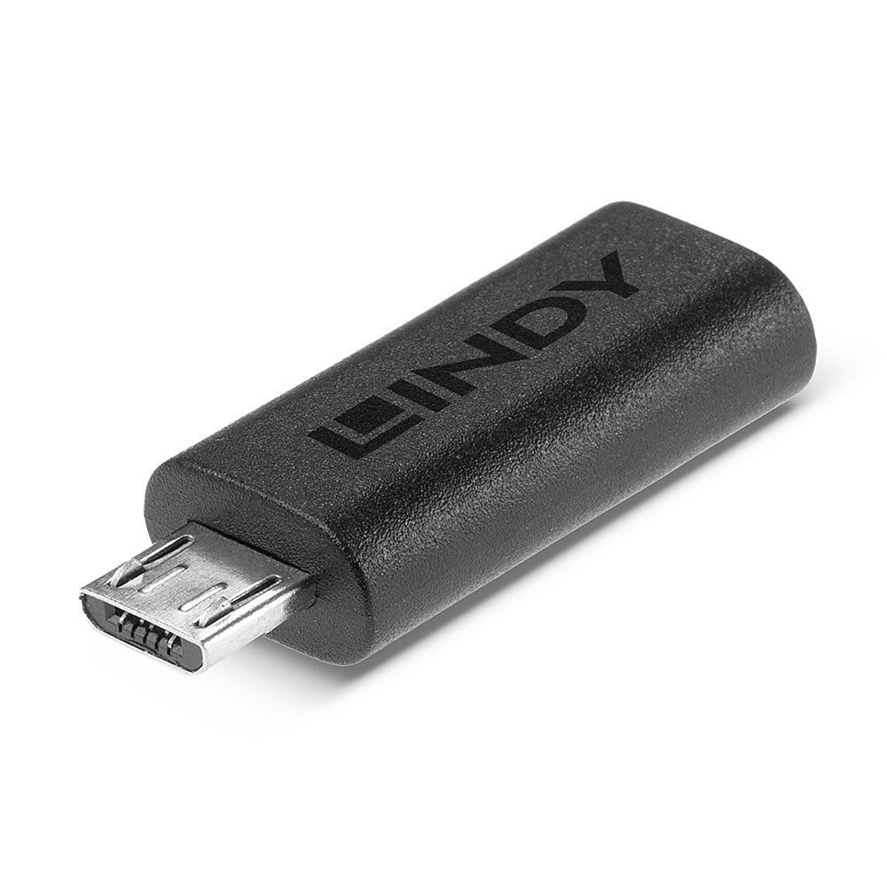 Lindy 41903 cambiador de género para cable USB Type C USB Type Micro-B Negro (2)