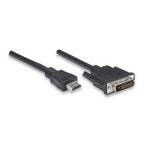 Techly ICOC-HDMI-D-030 adaptador de cable de vídeo 3 m DVI-D Negro (3)