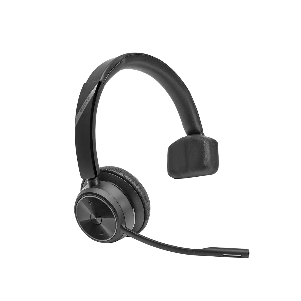 HP Poly Savi 7310 UC Monaural DECT 1880-1900 MHz Headset Inalámbrico Diadema Oficina/Centro de llamadas Base de carga Negro