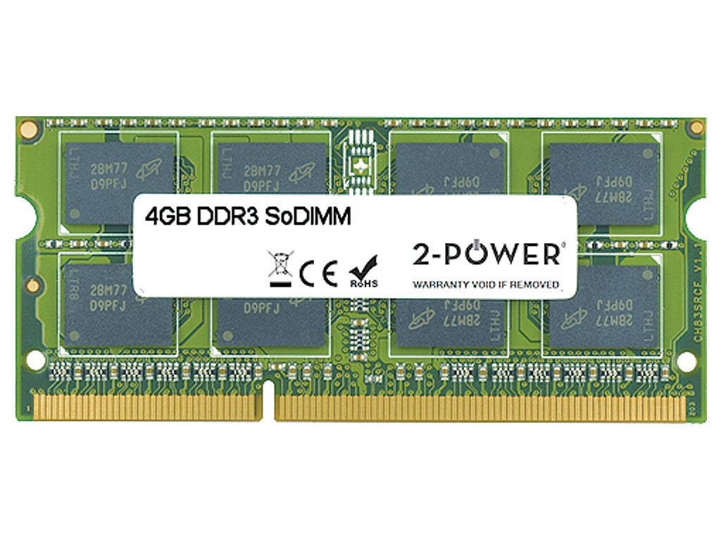2-Power 2P-CT51264BF160B módulo de memoria 4 GB 1 x 4 GB DDR3L 204-pin SO-DIMM