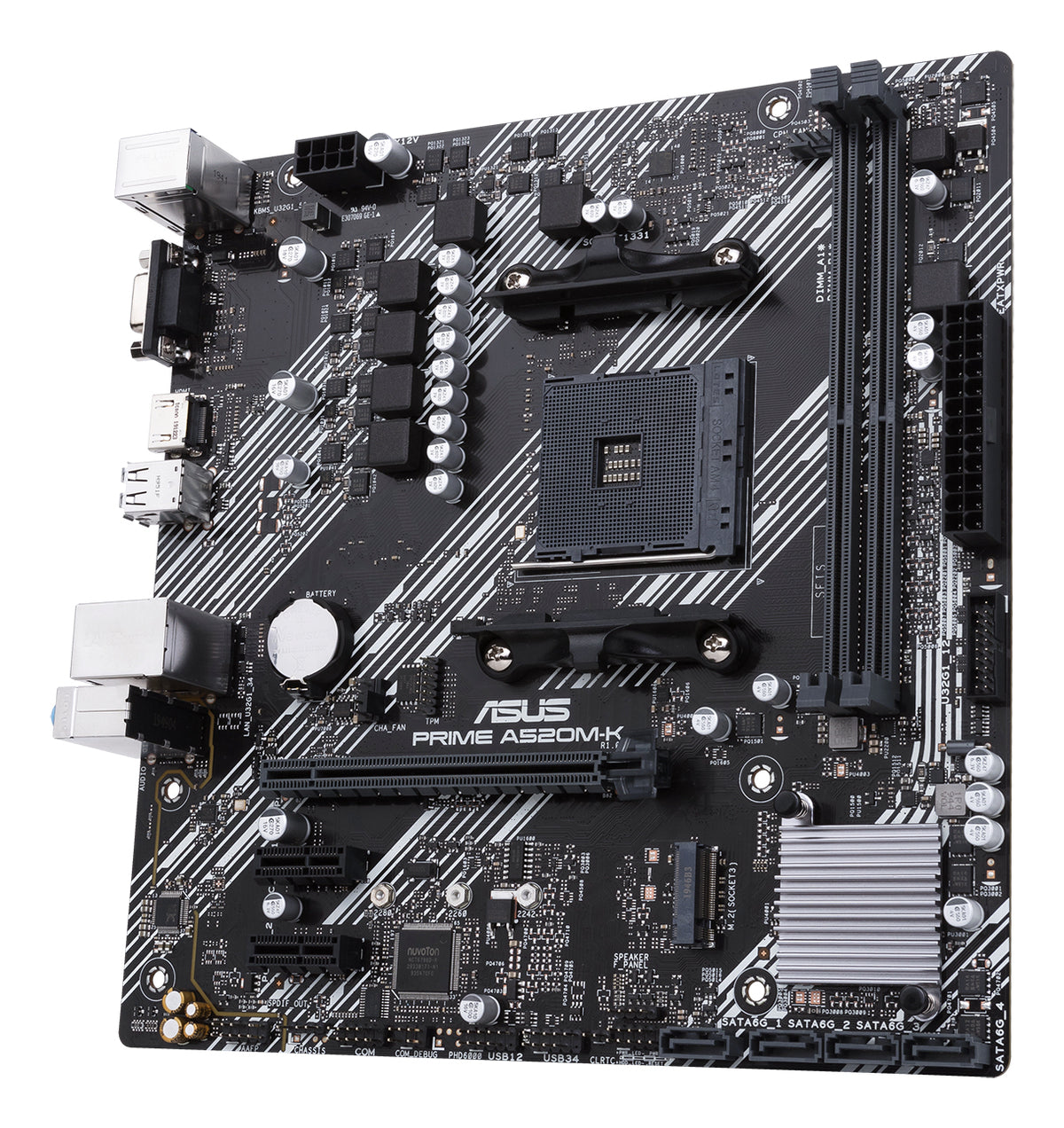 ASUS PRIME A520M-K AMD A520 Zócalo AM4 micro ATX (6)
