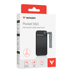 Verbatim Pocket SSD 2 TB USB Tipo C 3.2 Gen 2 (3.1 Gen 2) Negro, Gris (2)