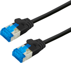 Cable patch RJ45 U/FTP Cat6a 0,5 m negro