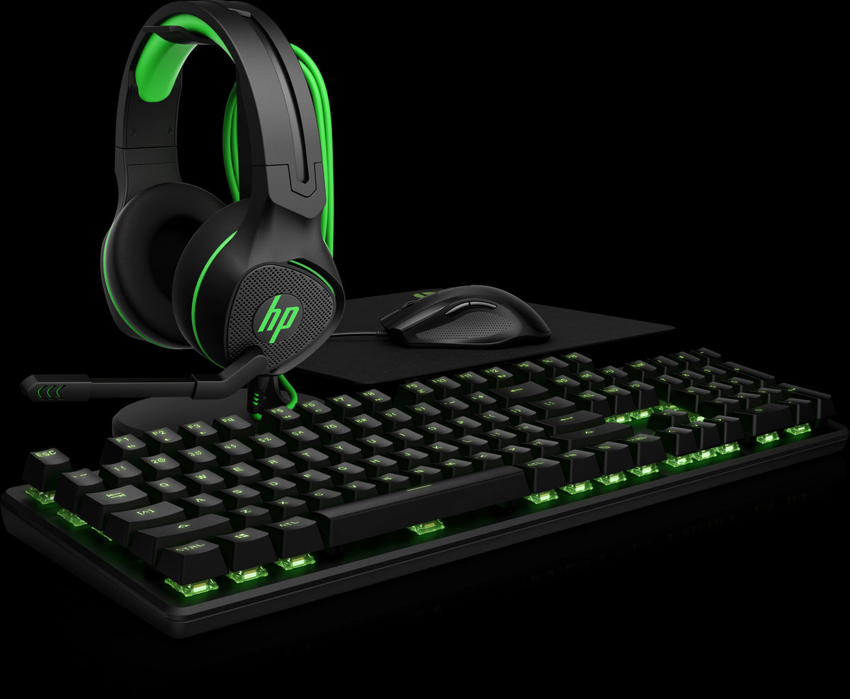 HP Pavilion Gaming Mouse Pad 300 Alfombrilla de ratón para juegos Negro, Verde (5)