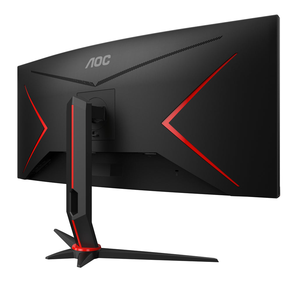 AOC G2 CU34G2X/BK pantalla para PC 86,4 cm (34") 3440 x 1440 Pixeles Quad HD LED Negro, Rojo (9)