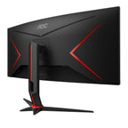AOC G2 CU34G2X/BK pantalla para PC 86,4 cm (34") 3440 x 1440 Pixeles Quad HD LED Negro, Rojo (9)