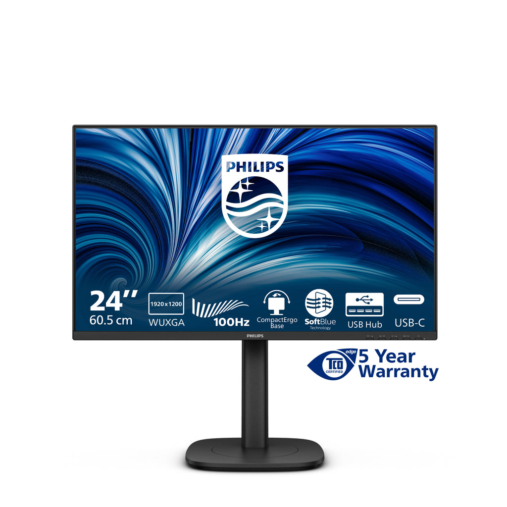 Philips 3000 series 24B2N3200D/00 pantalla para PC 61,2 cm (24.1") 1920 x 1200 Pixeles WUXGA LCD Negro (4)