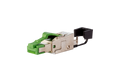 Metz Wire Connector Rj-45 Green, 130E405032PE
