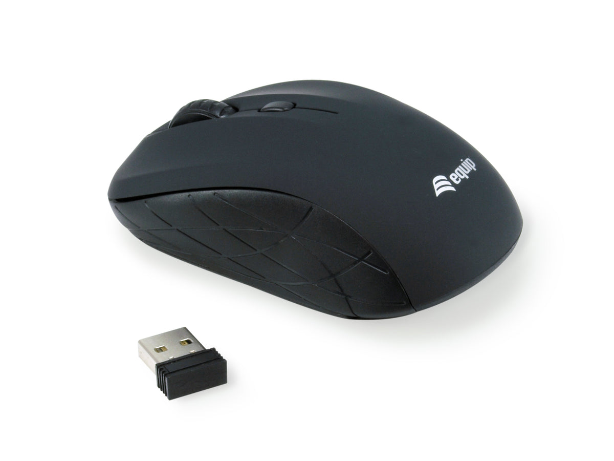 Equip 245108 ratón Viajes Ambidextro RF inalámbrico Óptico 1600 DPI (4)