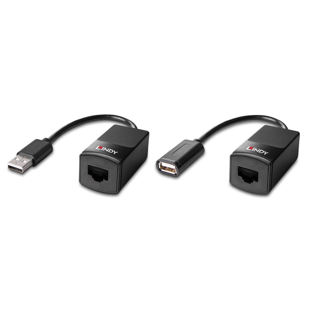 Lindy 43365 ampliador de red Transmisor y receptor de red Negro (5)