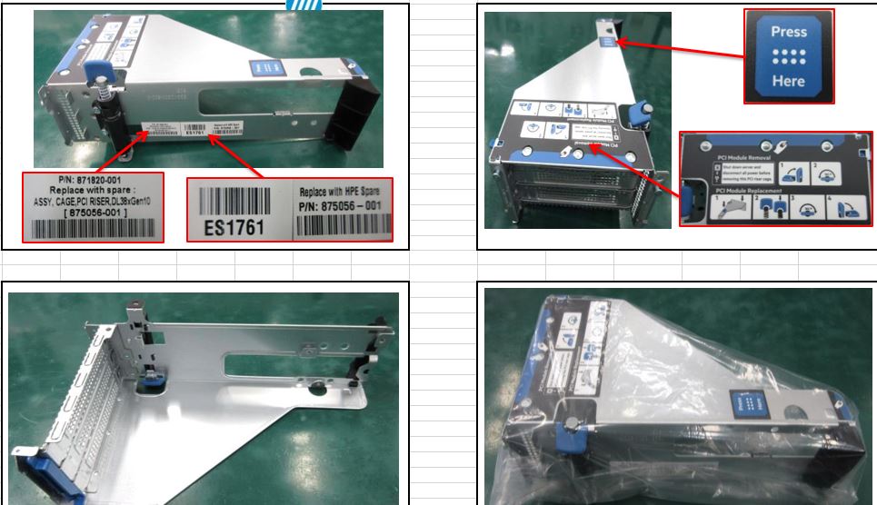 Primary Riser Cage for 2U G10