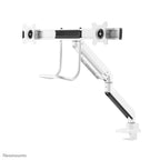 Neomounts NM-D775DXWHITE soporte para monitor 81,3 cm (32") Escritorio Blanco (5)