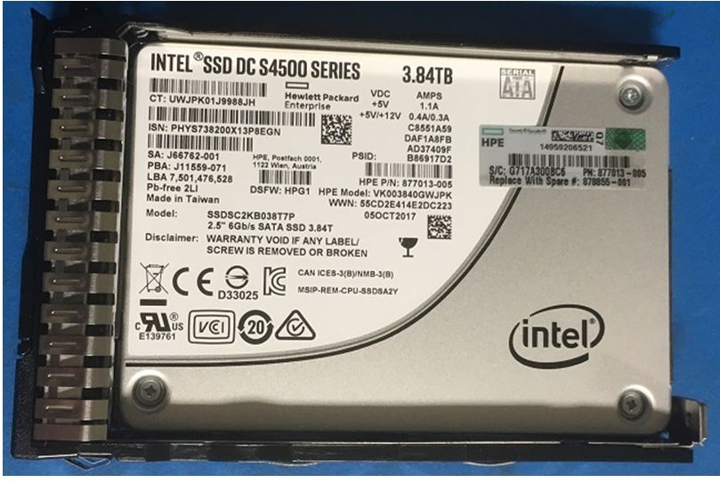 3.84TB SATA 6G RI SSD for