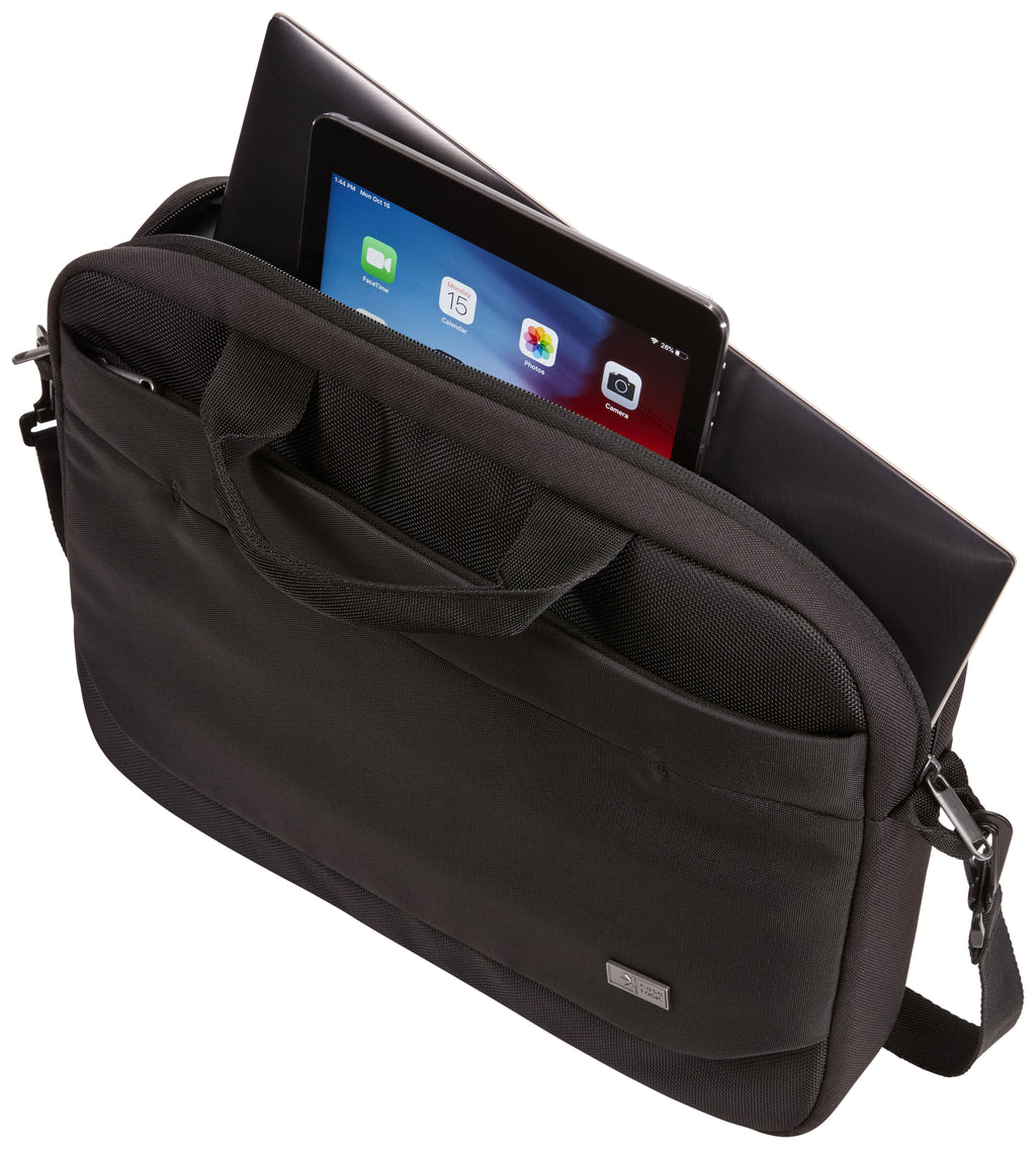 Case Logic Advantage ADVA-114 Black 35,6 cm (14") Bandolera Negro (4)