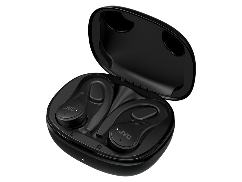 JVC HA-EC25T Auriculares True Wireless Stereo (TWS) gancho de oreja, Dentro de oído Llamadas/Música Bluetooth Negro (2)