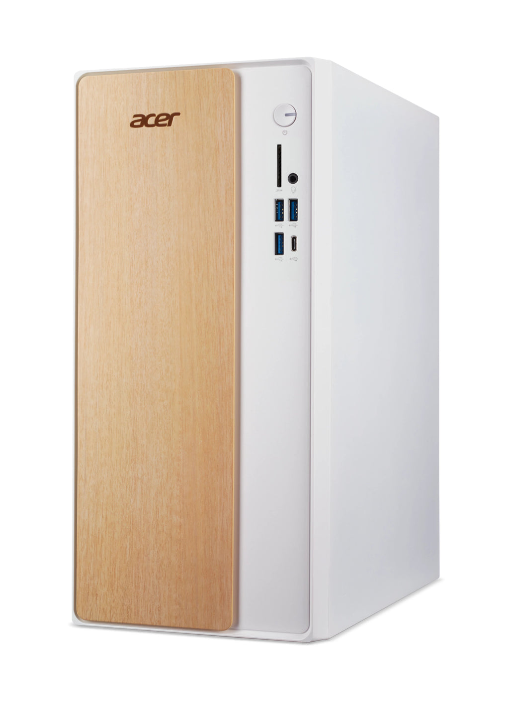 Acer Aspire TC-102 I7-14700 8GB 512GB W11 WHITE Intel® Core™ i7 DDR4-SDRAM SSD Windows 11 Home Torre PC Blanco, Madera (4)