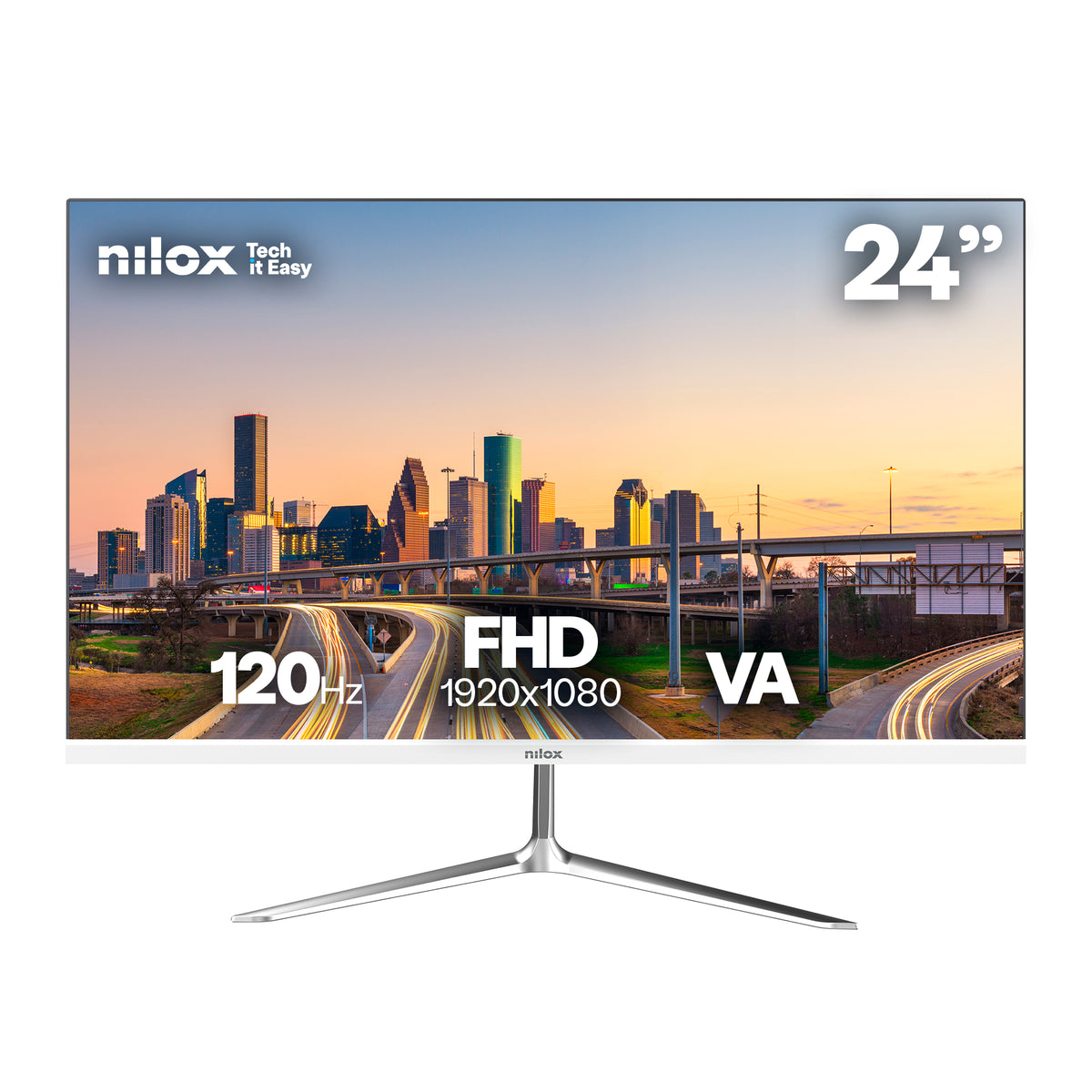 Nilox NXM24FHD1201W pantalla para PC 60,5 cm