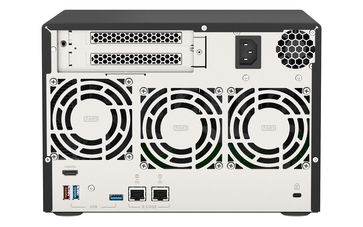 QNAP TVS-675 NAS Torre ZhaoXin KaiXian KX-6000 KX-U6580 8 GB DDR4 0 TB QuTS hero Negro (7)