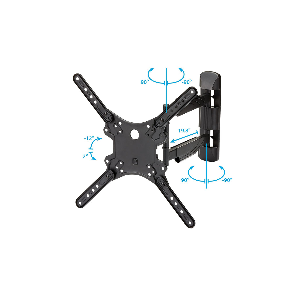 StarTech.com FPWARTB1M soporte para TV 139,7 cm (55") Negro (4)