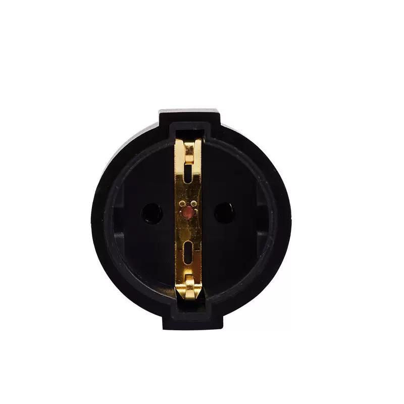 Microconnect PETRAVEL3 adaptador de enchufe eléctrico Tipo B Tipo F Negro (4)