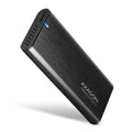 Axagon EEM2-SB2 caja para disco duro externo Caja externa para unidad de estado sólido (SSD) Negro M.2