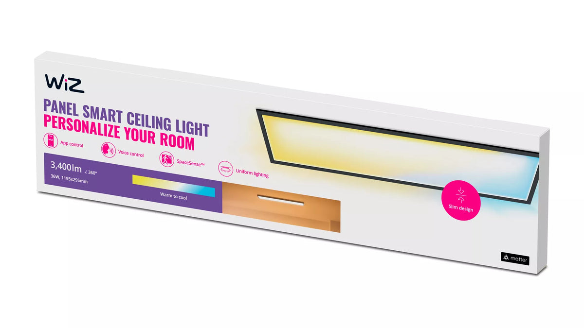 WiZ 8720169071414 iluminación inteligente Luz de techo inteligente Wi-Fi/Bluetooth 36 W (3)