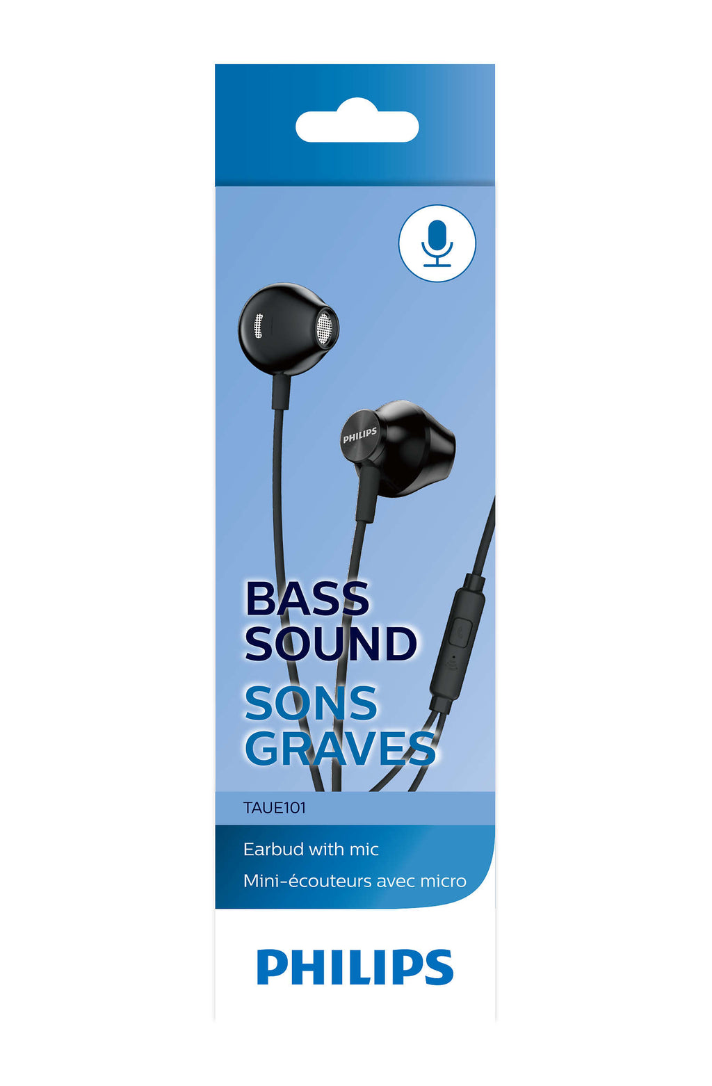Philips TAUE101BK/00 auricular y casco Auriculares Alámbrico Dentro de oído Llamadas/Música Negro (4)