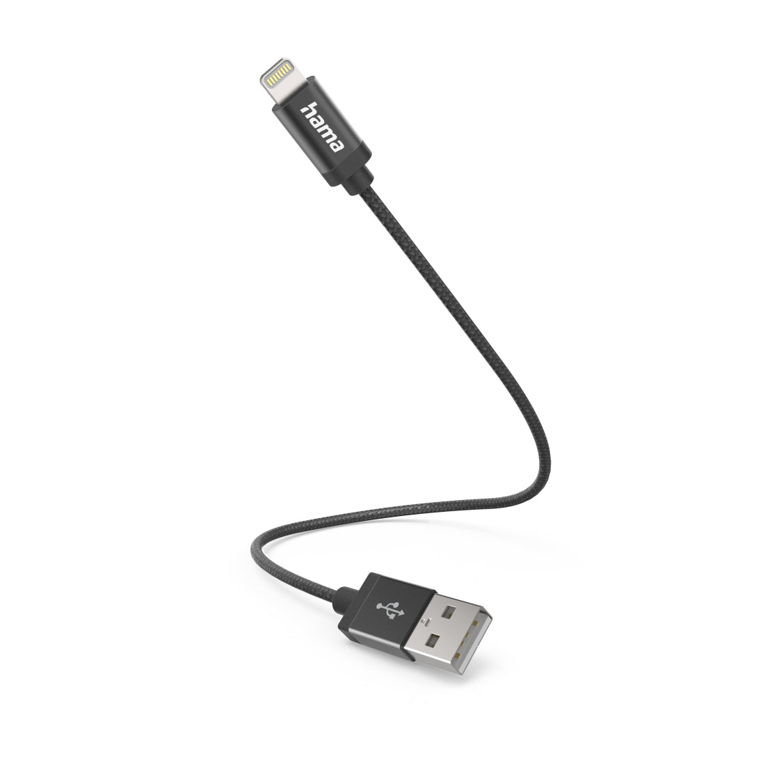 Hama 00201578 cable de conector Lightning 0,2 m Negro