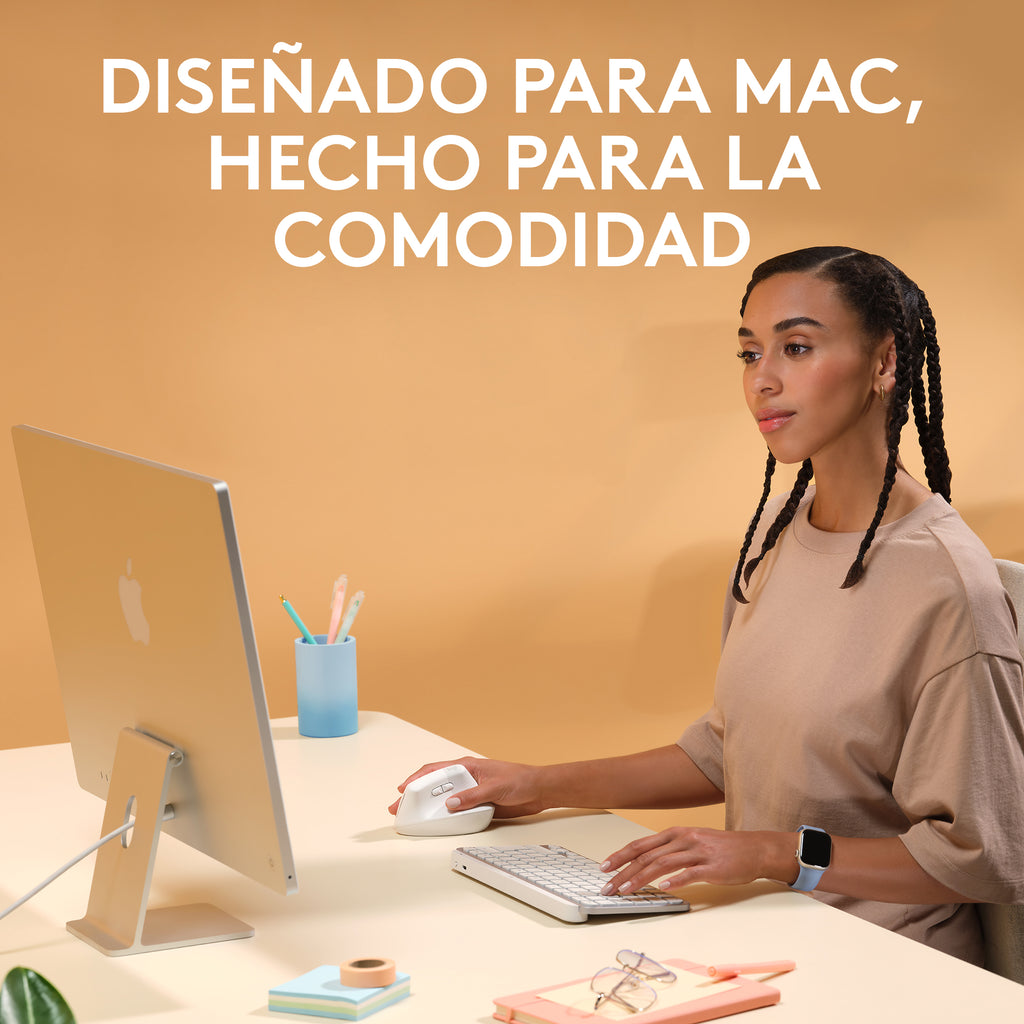 Logitech Lift for Mac ratón Oficina Mano derecha RF Wireless + Bluetooth Óptico 4000 DPI (7)