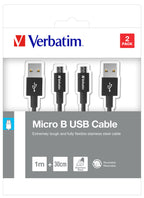Verbatim 48875 cable USB USB 3.2 Gen 1 (3.1 Gen 1) 1 m Micro-USB A USB A Negro (4)