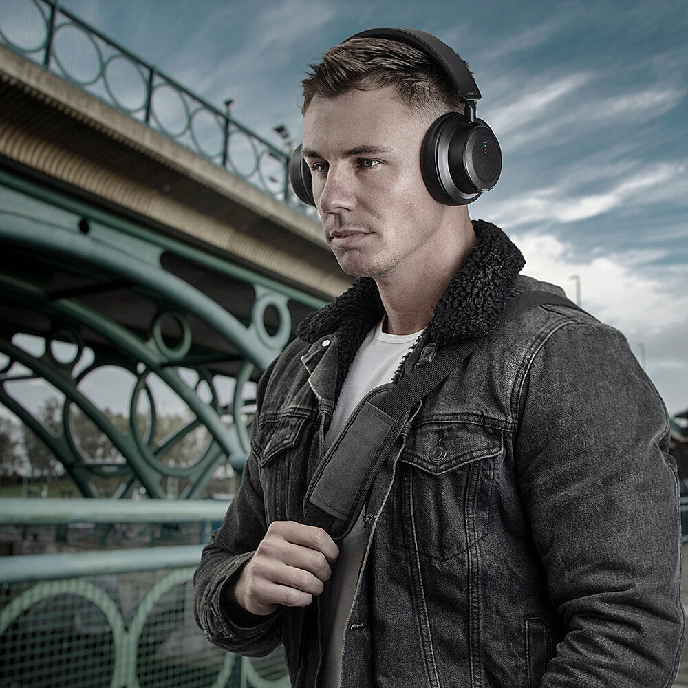 Lindy LH900XW Auriculares Inalámbrico y alámbrico Diadema Llamadas/Música USB Tipo C Bluetooth Negro (4)