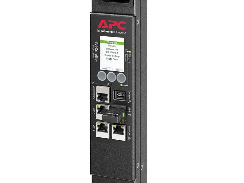 APC APDU9981EU3 unidad de distribución de energía (PDU) 24 salidas AC 0U Negro (3)