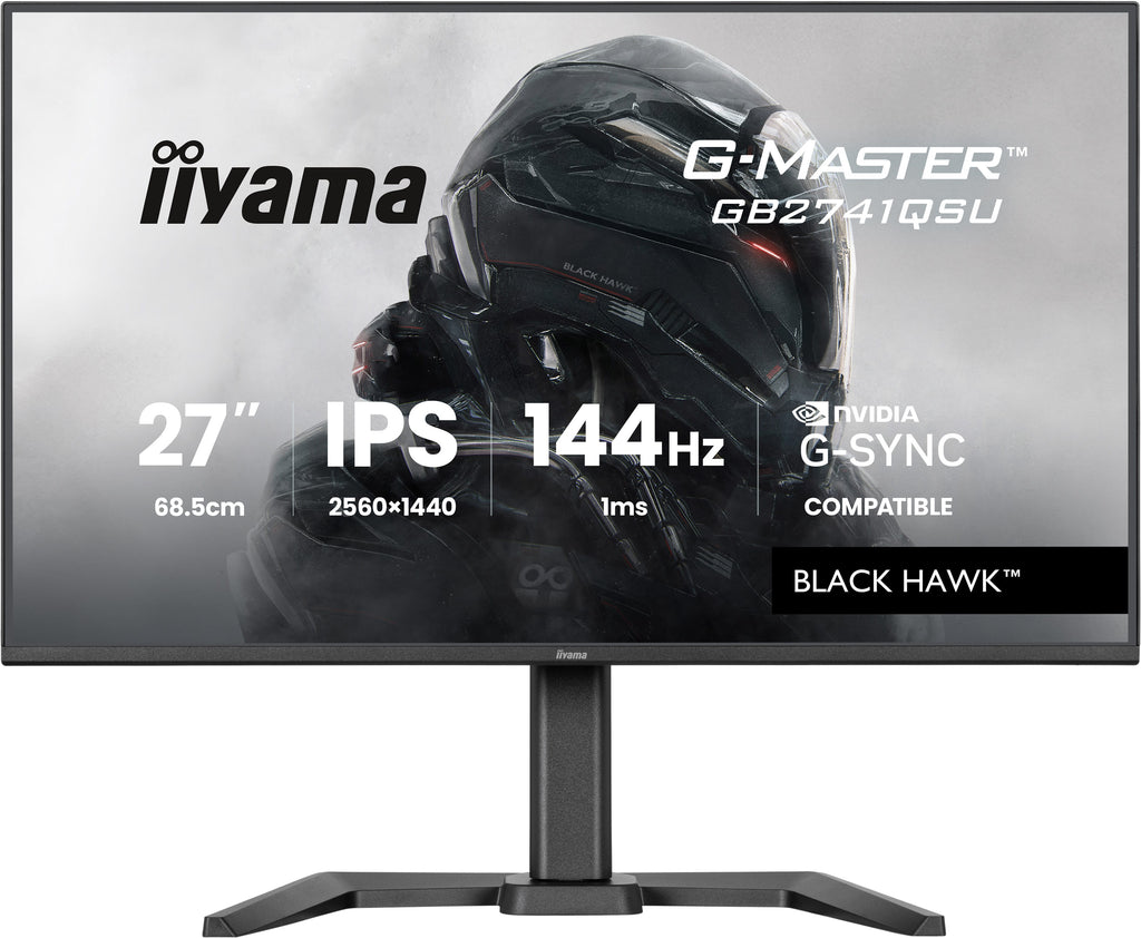 iiyama G-MASTER GB2741QSU-B1 pantalla para PC 68,6 cm (27") 2560 x 1440 Pixeles 4K Ultra HD LED Negro