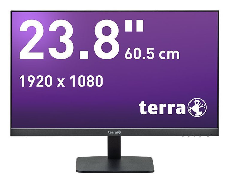 TERRA 2427W pantalla para PC 60,5 cm (23.8") 1920 x 1080 Pixeles Full HD LCD Negro