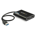 StarTech.com USB32DP24K60 Adaptador gráfico USB 4096 x 2160 Pixeles Negro