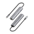 AISENS ASUC-4P040-GR base para portátil y replicador de puertos Alámbrico USB 3.2 Gen 1 (3.1 Gen 1) Type-C (4)