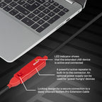 Lindy 42782 cable USB USB 2.0 12 m USB A 0,48 Gbit/s Negro (7)