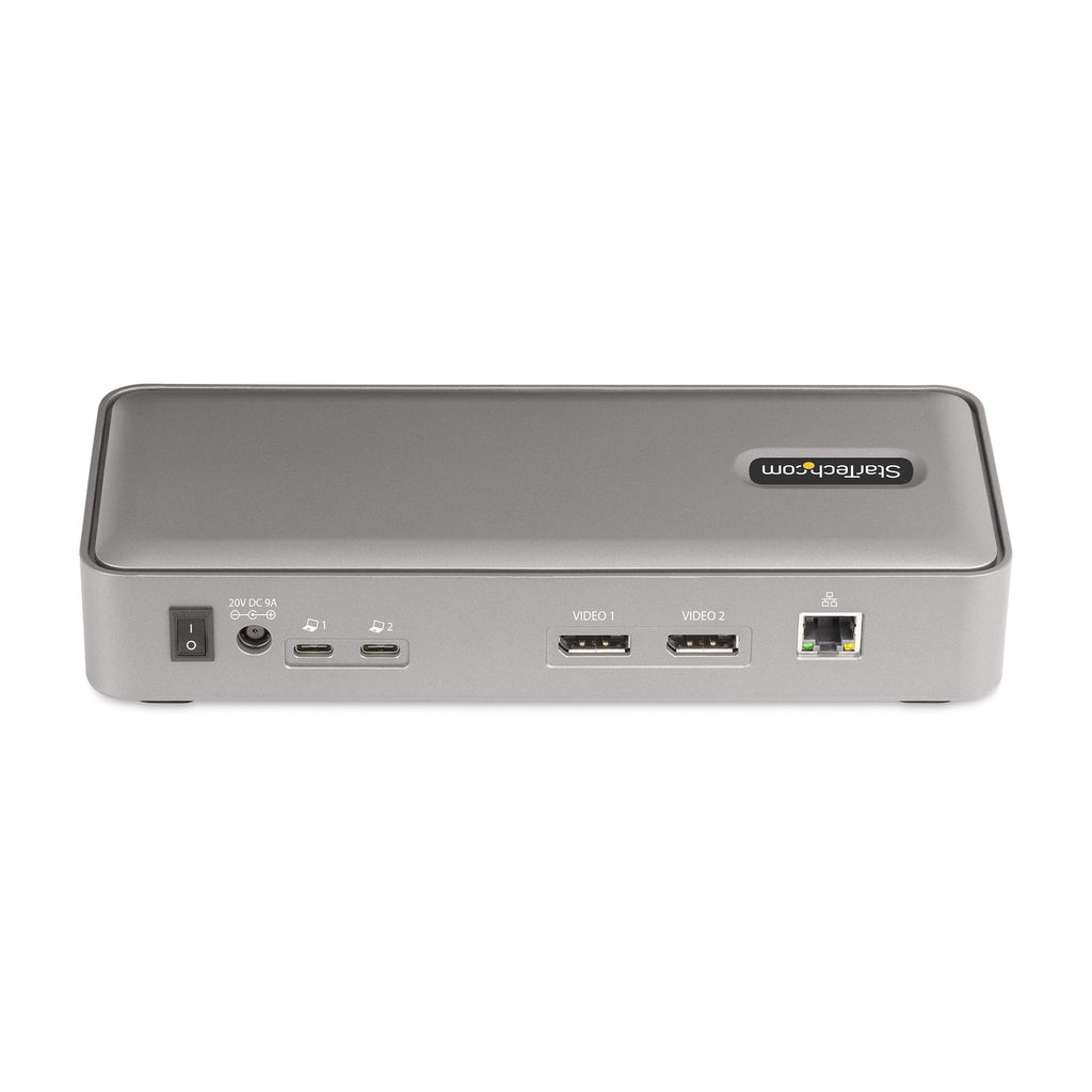 StarTech.com 129UE-USBC-KVM-DOCK interruptor KVM Plata (3)
