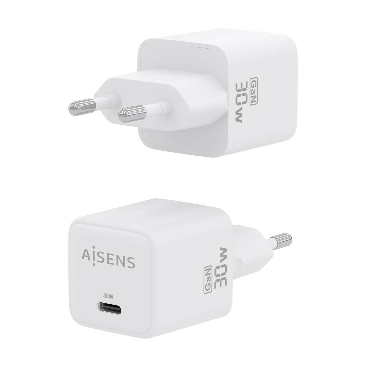AISENS ASCH-30W1P035-W cargador de dispositivo móvil Universal Corriente alterna Carga rápida Interior (4)