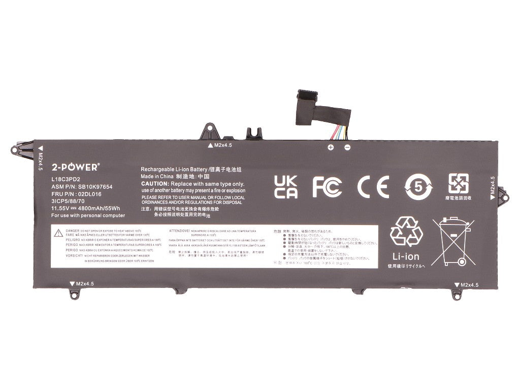 2-Power CBP3843A refacción para laptop Batería (2)