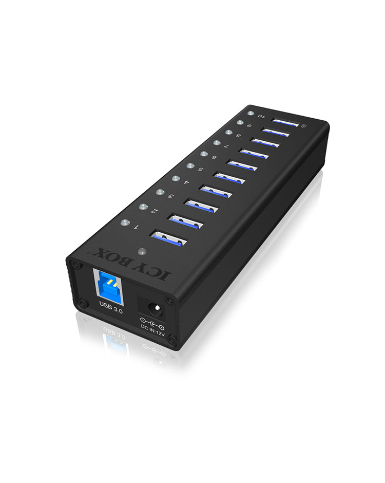 RaidSonic ICY BOX IB-AC6110 - hub - 10