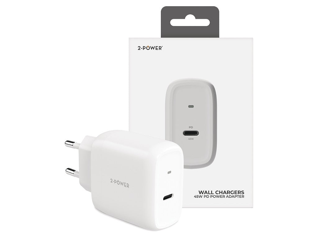 2-Power 2PWC45W01G-EU cargador de dispositivo móvil Blanco (4)