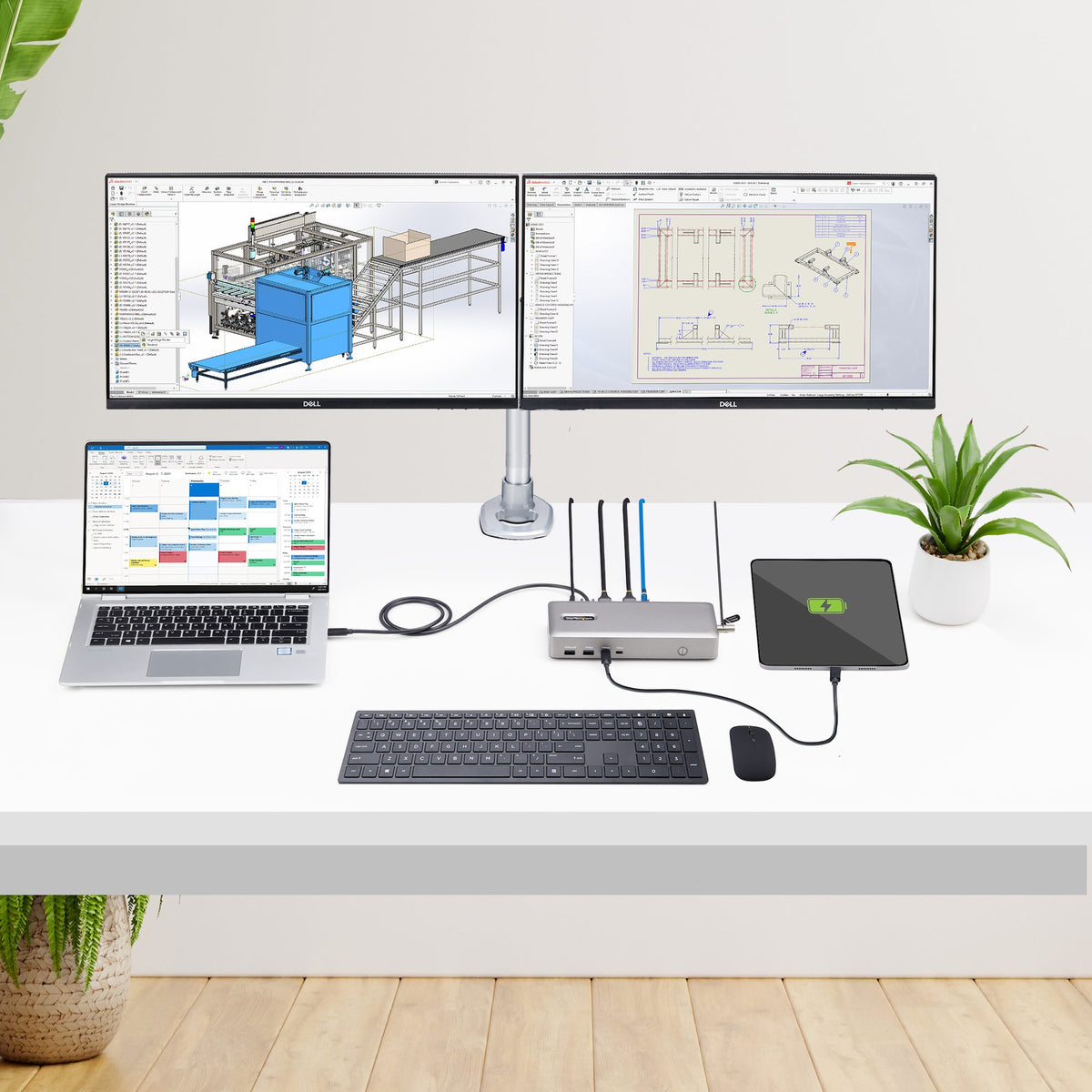StarTech.com 155UE-USB4-DOCK base para portátil y replicador de puertos