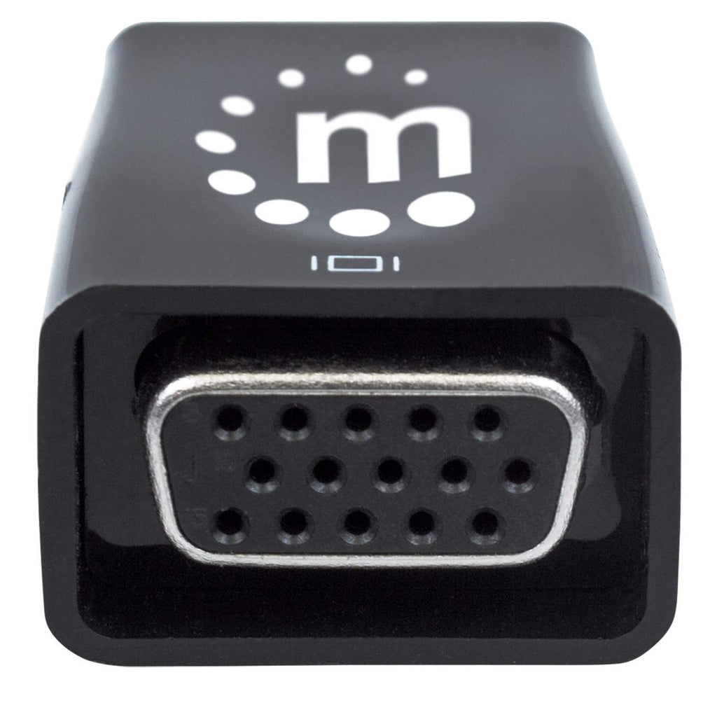 Manhattan 151542 cambiador de género para cable VGA, 3.5mm Negro (7)
