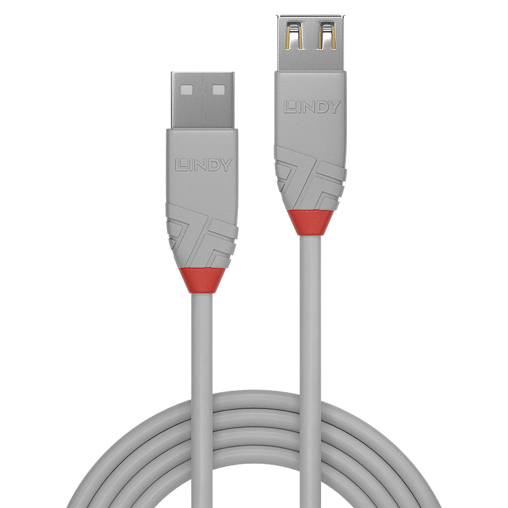 Lindy 36713 cable USB USB 2.0 2 m USB A 0,48 Gbit/s Gris (3)
