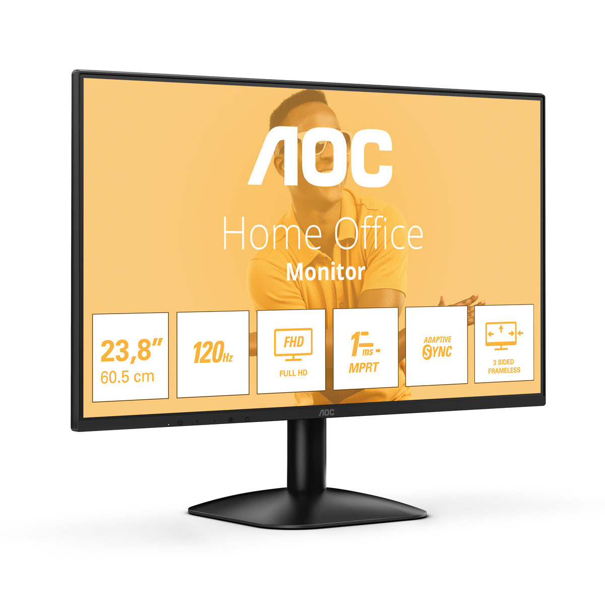 AOC 24B31H pantalla para PC 60,5 cm (23.8") 1920 x 1080 Pixeles Full HD Negro (3)